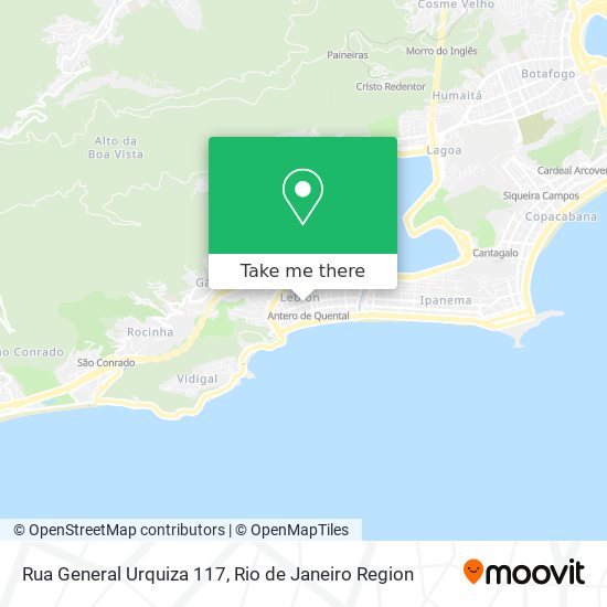 Rua General Urquiza 117 map