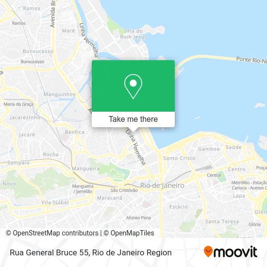 Rua General Bruce 55 map