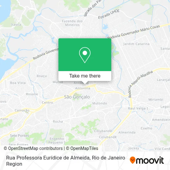 Rua Professora Eurídice de Almeida map