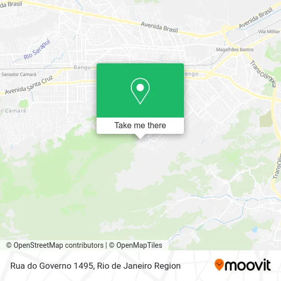 Rua do Governo 1495 map