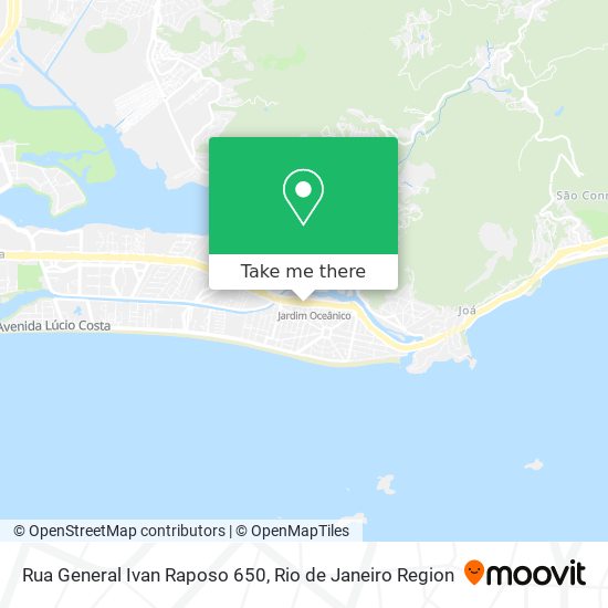 Rua General Ivan Raposo 650 map