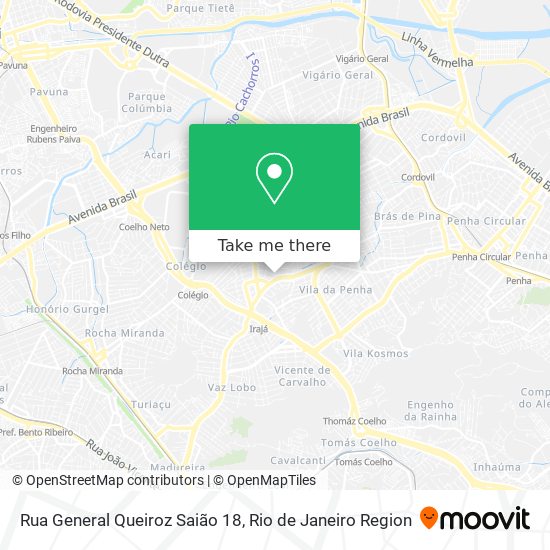 Mapa Rua General Queiroz Saião 18