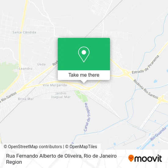 Rua Fernando Alberto de Oliveira map