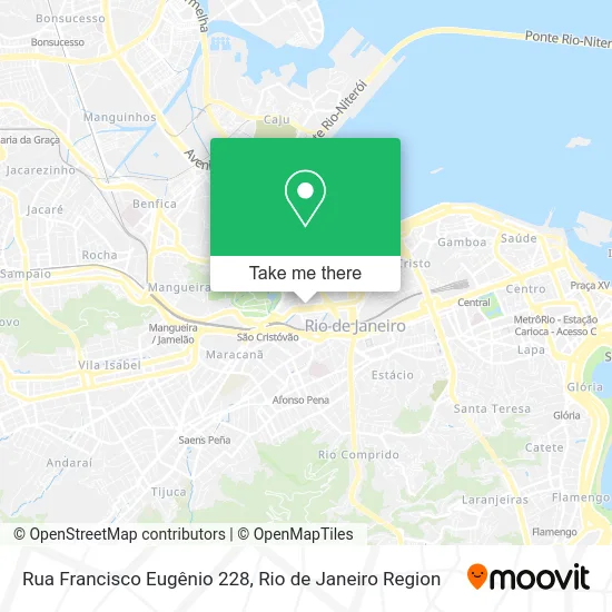 Rua Francisco Eugênio 228 map