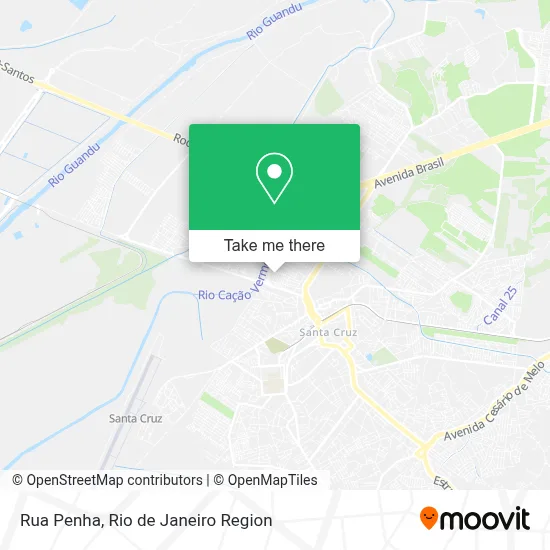 Rua Penha map