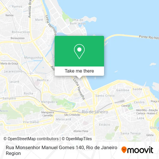 Rua Monsenhor Manuel Gomes 140 map