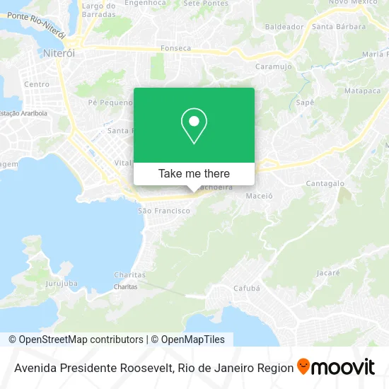 Avenida Presidente Roosevelt map