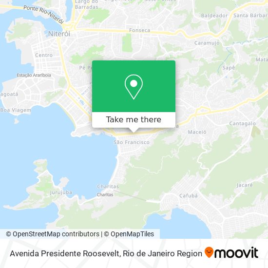 Mapa Avenida Presidente Roosevelt