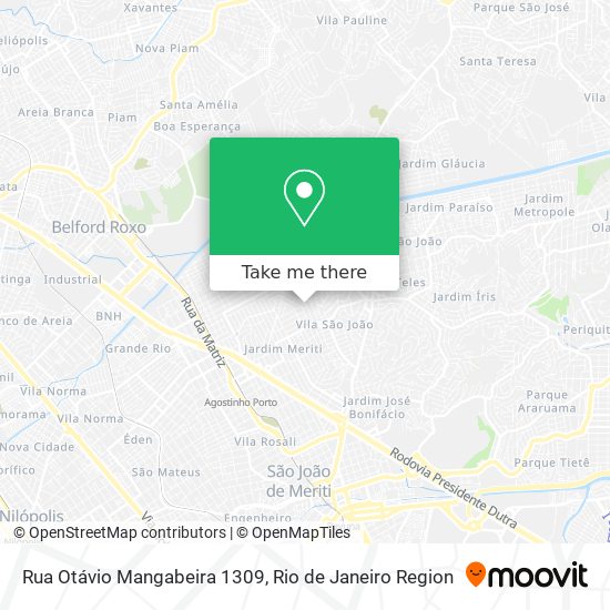 Rua Otávio Mangabeira 1309 map