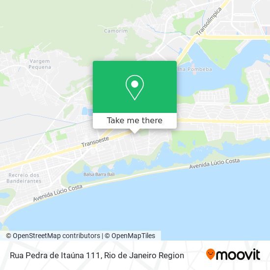 Rua Pedra de Itaúna 111 map