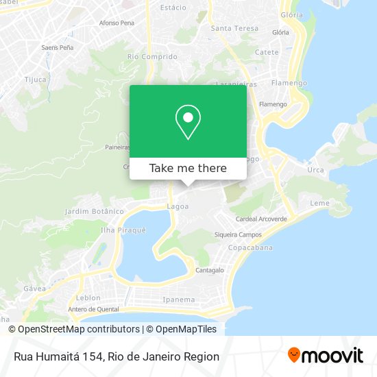 Mapa Rua Humaitá 154