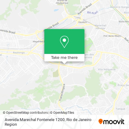 Avenida Marechal Fontenele 1200 map