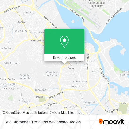 Rua Diomedes Trota map