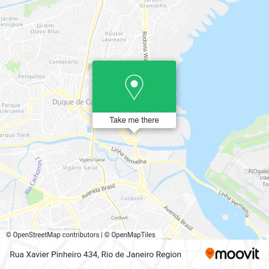 Rua Xavier Pinheiro 434 map