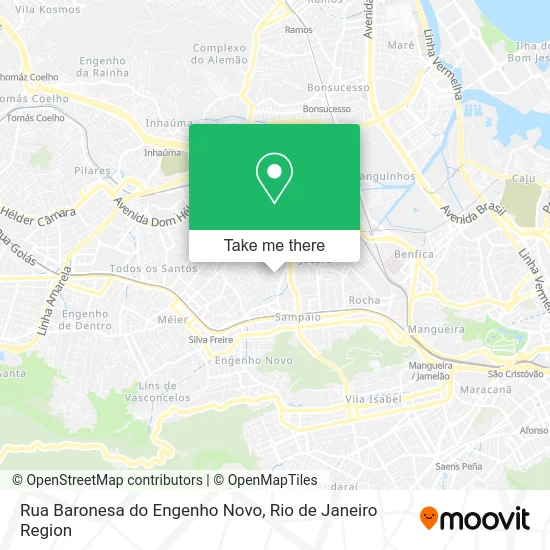 Rua Baronesa do Engenho Novo map