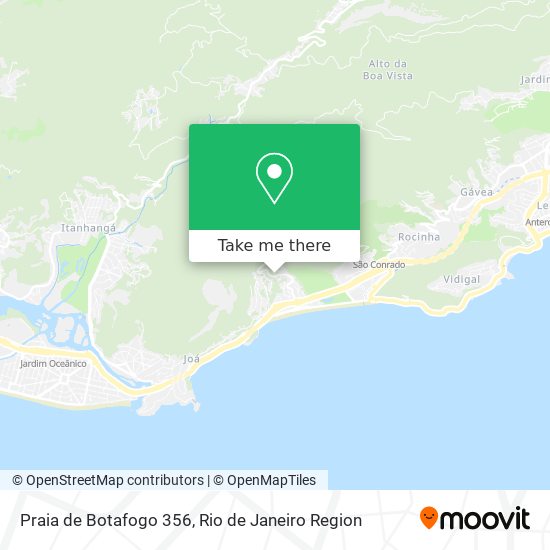 Praia de Botafogo 356 map