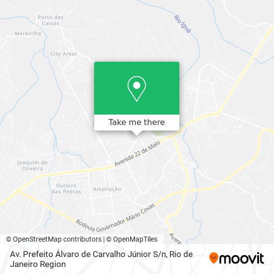 Mapa Av. Prefeito Álvaro de Carvalho Júnior S / n