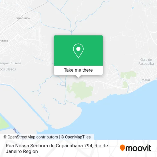 Rua Nossa Senhora de Copacabana 794 map