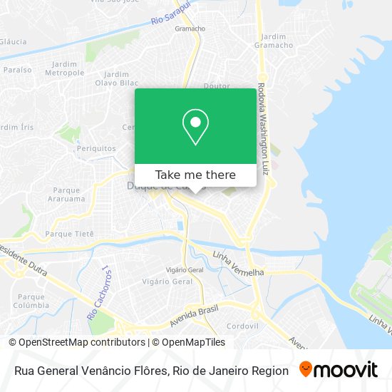 Rua General Venâncio Flôres map