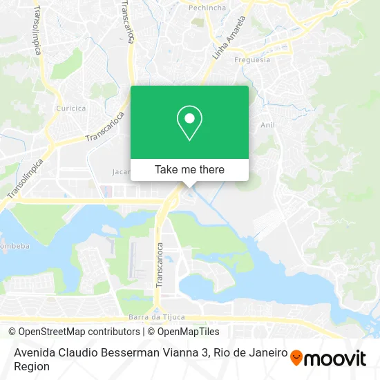 Avenida Claudio Besserman Vianna 3 map