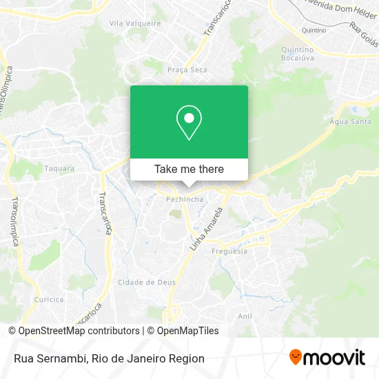 Rua Sernambi map