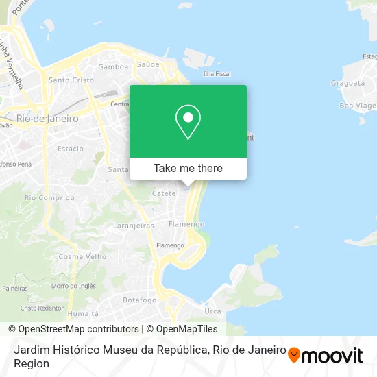 Jardim Histórico Museu da República map