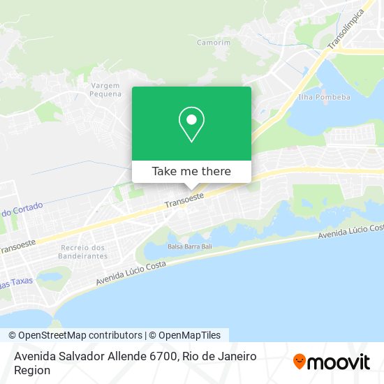 Mapa Avenida Salvador Allende 6700