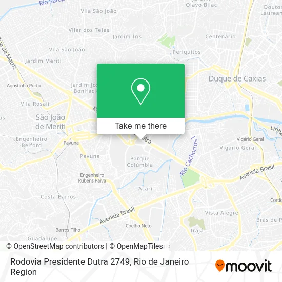 Rodovia Presidente Dutra 2749 map