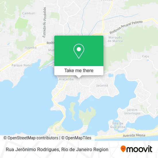 Rua Jerônimo Rodrigues map