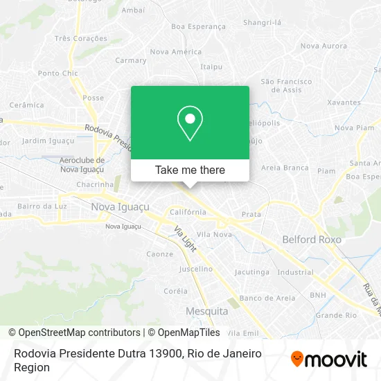 Rodovia Presidente Dutra 13900 map