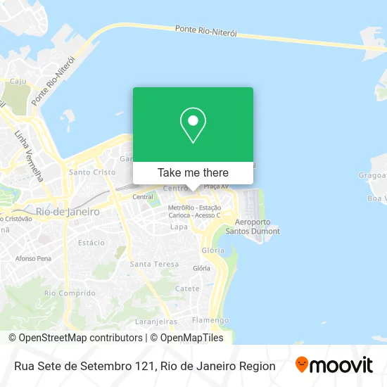 Rua Sete de Setembro 121 map