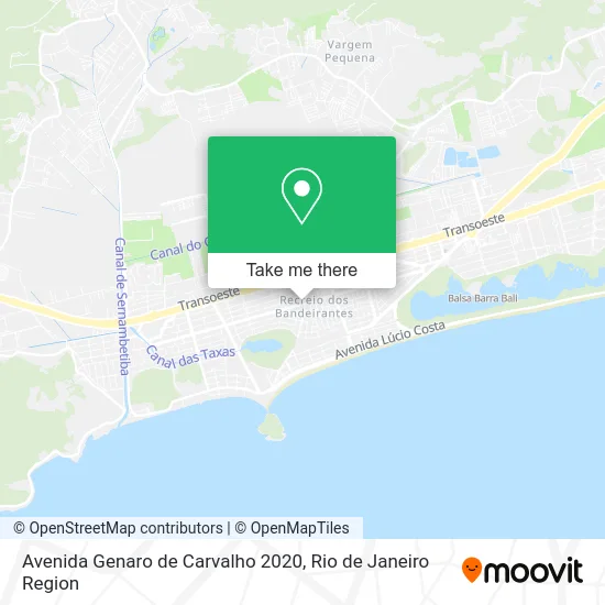 Avenida Genaro de Carvalho 2020 map