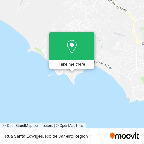 Rua Santa Edwiges map