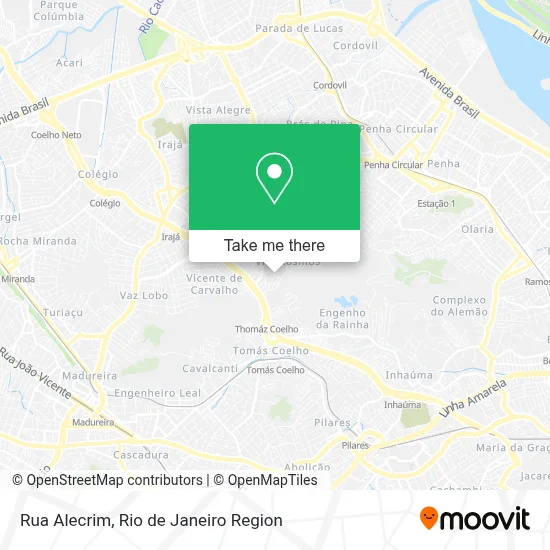 Rua Alecrim map