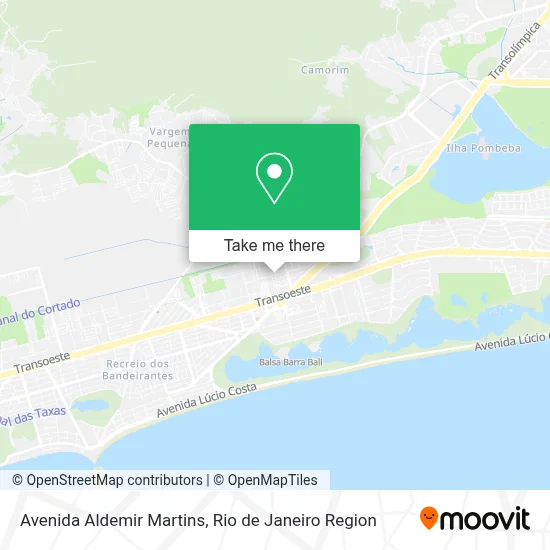 Avenida Aldemir Martins map