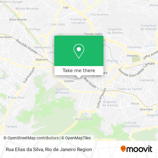 Rua Elias da Silva map