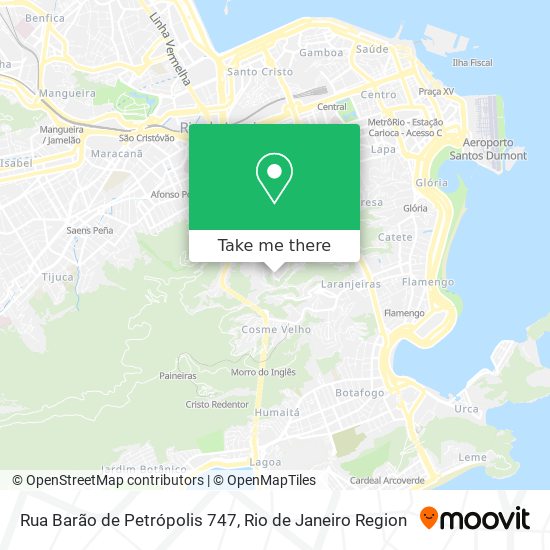 Mapa Rua Barão de Petrópolis 747