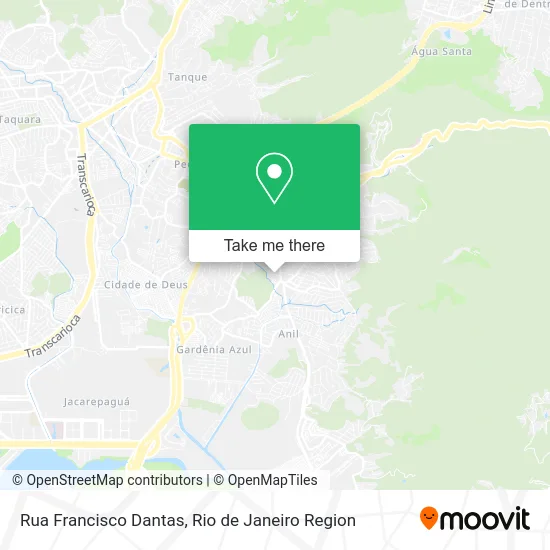 Rua Francisco Dantas map