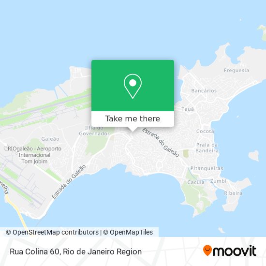 Mapa Rua Colina 60