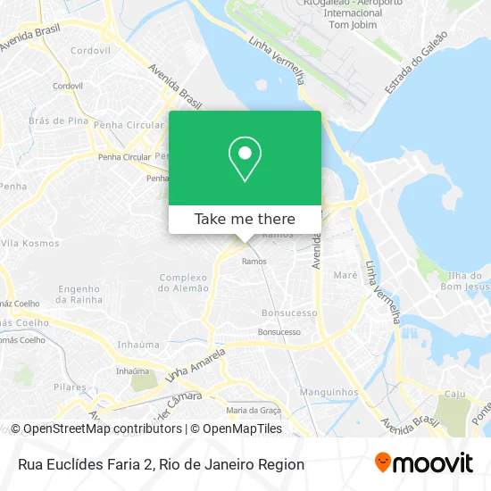 Rua Euclídes Faria 2 map