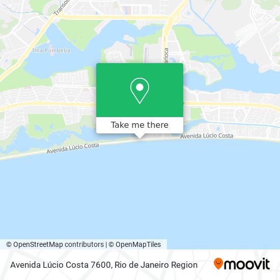 Mapa Avenida Lúcio Costa 7600