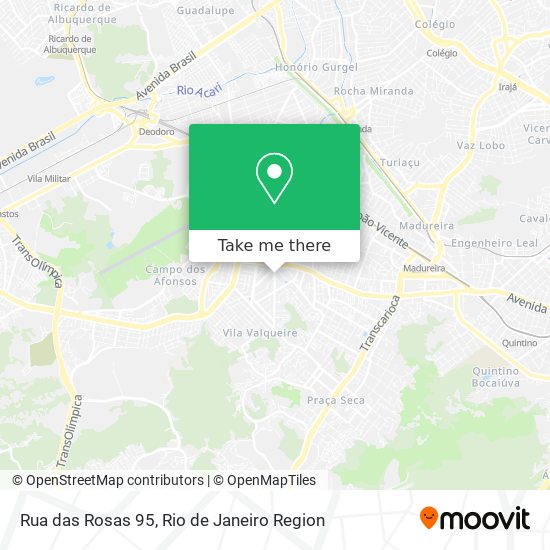 Rua das Rosas 95 map