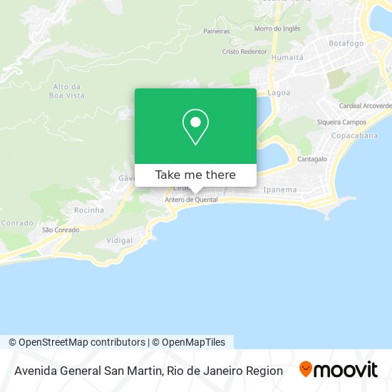 Avenida General San Martin map