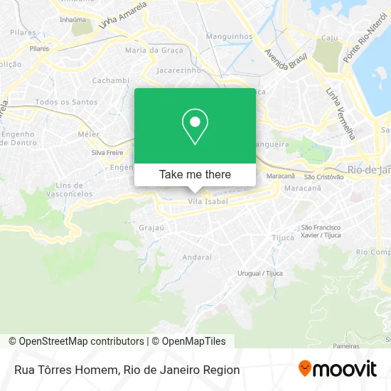Rua Tôrres Homem map