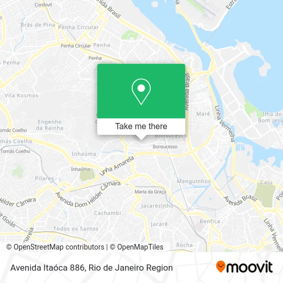 Avenida Itaóca 886 map