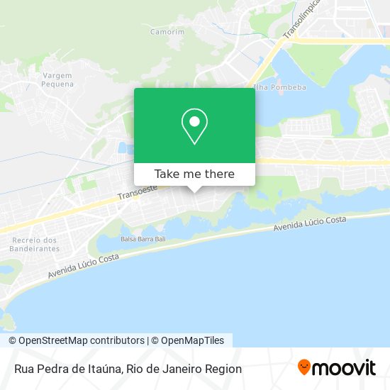 Mapa Rua Pedra de Itaúna