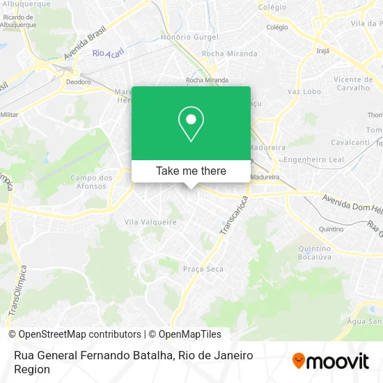 Rua General Fernando Batalha map