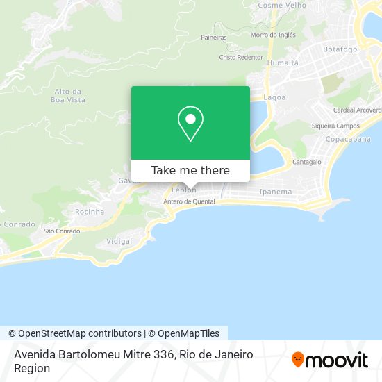 Mapa Avenida Bartolomeu Mitre 336