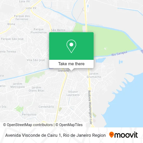 Avenida Visconde de Cairu 1 map