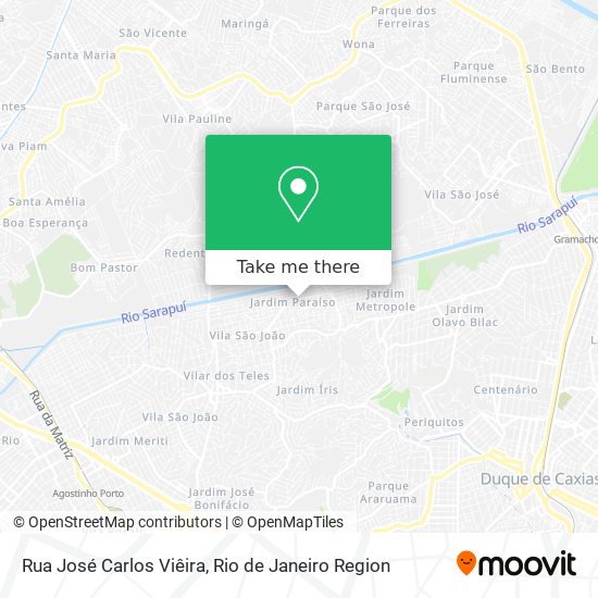 Mapa Rua José Carlos Viêira